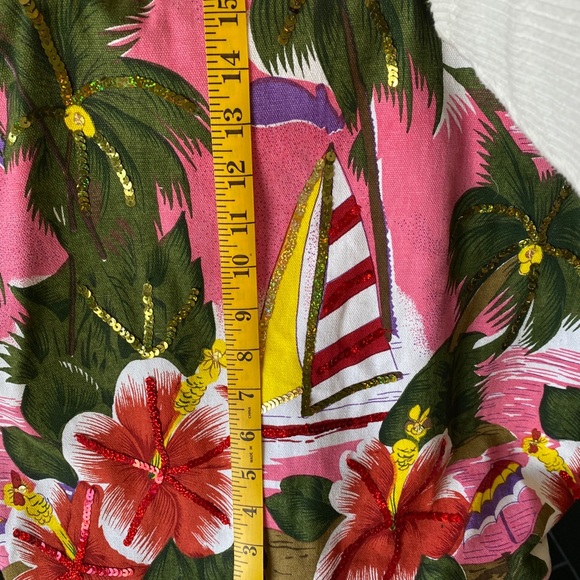 Large Tropical Beach Tote - Picture 7 of 7